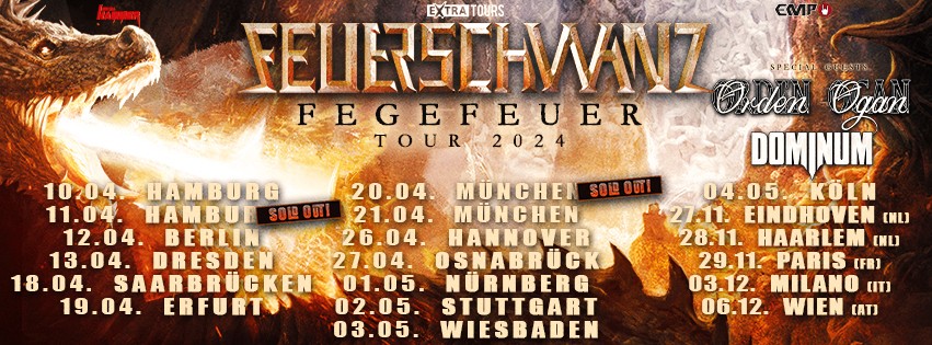 FEUERSCHWANZ, una data a Trezzo sull’Adda (MI) a dicembre 2024 415050448 934680338015738 7244216827511574203 n