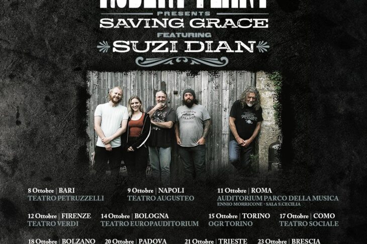 Robert Plant in concerto con il progetto Saving Grace