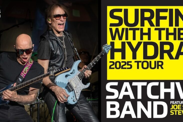 SATCHVAI BAND - JOE SATRIANI - STEVE VAI - Surfing With The Hydra Tour 2025
