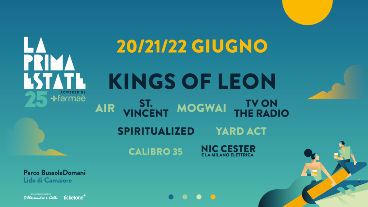 La Prima Estate annuncia un'edizione 2025 straordinaria LA PRIMA ESTATE FESTIVAL 2025 - LIDO DI CAMAIONE