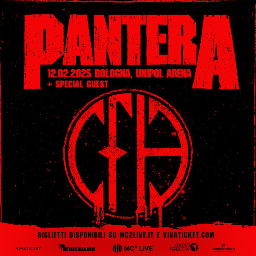 I PANTERA PRESTO IN CONCERTO A BOLOGNA pantera bologna 2025